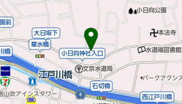 江戸川橋体育館の地図画像