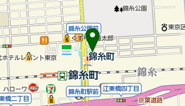 MEN'S TBC(メンズ ティービーシー) LOTTE CITY錦糸町店の地図画像