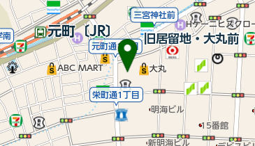 MISTER MINIT(ミスター ミニット) 大丸神戸店の地図画像