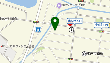 筑波銀行 水戸駅南支店の地図画像