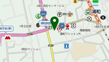 SMBC信託銀行 浦和支店の地図画像