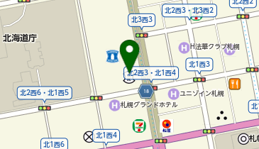 SMBC信託銀行 札幌支店の地図画像