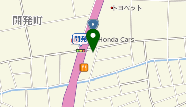 インド料理王様のカレーの地図画像