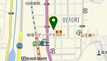 鳥政岩川店の地図画像