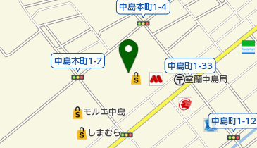 ルックコンタクト MORUE(モルエ)中島店の地図画像