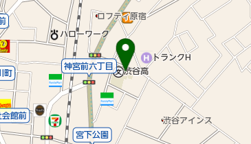 ブリティシュ・スクール・イン東京 渋谷キャンパスの地図画像