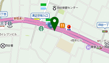四谷インタナショナルスクール高等部の地図画像