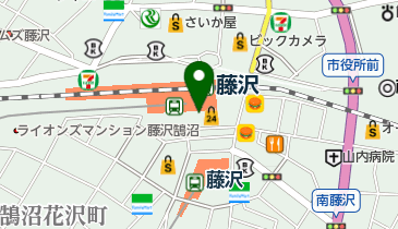 名代 箱根そば 藤沢店の地図画像