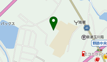 草津市立玉川幼稚園の地図画像