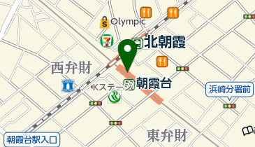 フレッシュベーカリー神戸屋 朝霞台駅店の地図画像