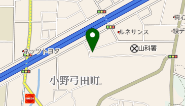 介護付有料老人ホーム チャーム京都山科の地図画像