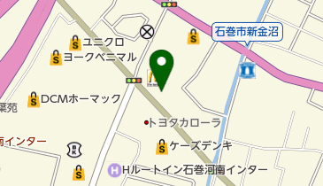 焼肉一番かるび 石巻店の地図画像