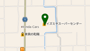 Holly's Cafe(ホリーズカフェ) イズミヤ広陵店の地図画像