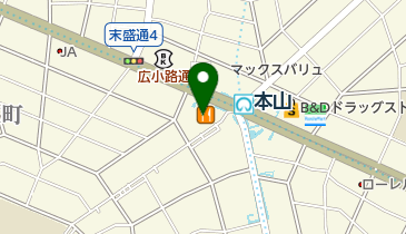 ジャンカラ 本山駅前店の地図画像