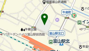 富山市芸術文化ホールの地図画像