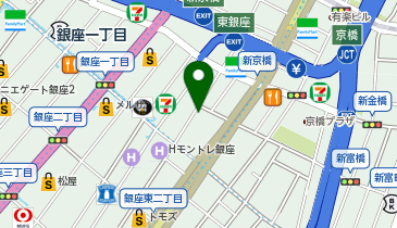 銀座 さとうの地図画像
