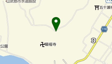 山王台公園の地図画像