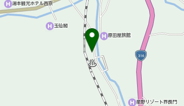 恋叶うまち 長門湯本温泉の地図画像