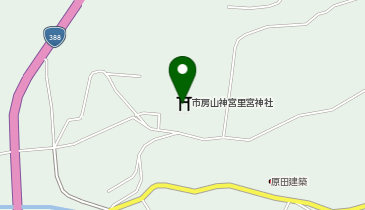 市房山神宮 里宮神社の地図画像