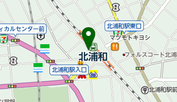 ボンドール 北浦和西口駅前店の地図画像