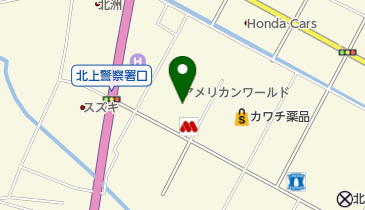 アメリカンウェーブ アメリカンワールド北上店の地図画像