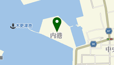 内港公園の地図画像