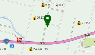 千房 高知南国店の地図画像