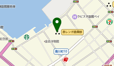 インポートバザール彌生館 金森赤レンガ倉庫店の地図画像