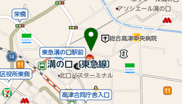 JACK(ジャック) 溝の口店の地図画像