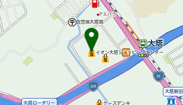 モーリーファンタジー イオン大塔ショッピングセンター店の地図画像