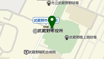 武蔵野総合体育館の地図画像