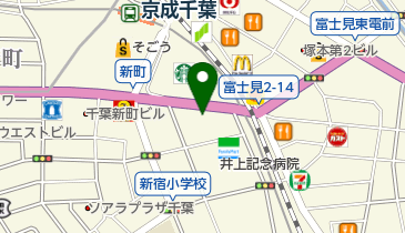 結婚相談所オーネット 千葉店の地図画像