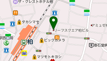 結婚相談所オーネット 柏店の地図画像