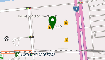 ジーユー イオンレイクタウンkaze店の地図画像