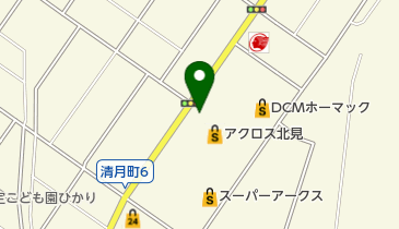 アクロス 北見の地図画像