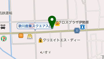 アクロスプラザ 伊勢原の地図画像