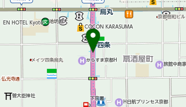 kotochika(コトチカ)四条の地図画像