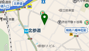 盆栽自転車店の地図画像