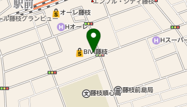 BiVi(ビビ)藤枝の地図画像