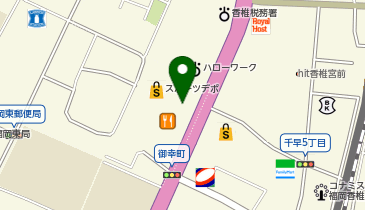 香椎フェスティバルガーデンの地図画像