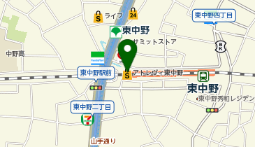 アトレヴィ東中野の地図画像