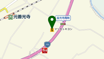 ドラッグストアマツモトキヨシ 座光寺店の地図画像