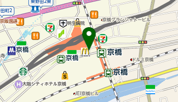 薬マツモトキヨシ 京橋駅前店の地図画像