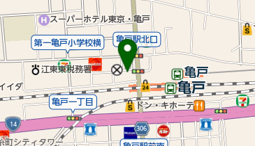 薬マツモトキヨシ 亀戸駅前店の地図画像
