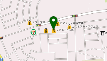 ドラッグストアマツモトキヨシ ピアシティ越谷大袋店の地図画像