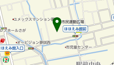佐賀勤労者総合福祉センター(メートプラザ佐賀)の地図画像