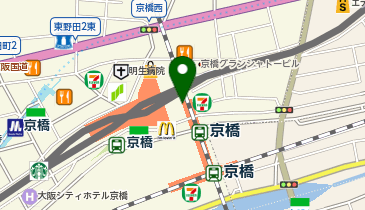 QB HOUSE(キュービー ハウス) JR京橋駅内回り店の地図画像