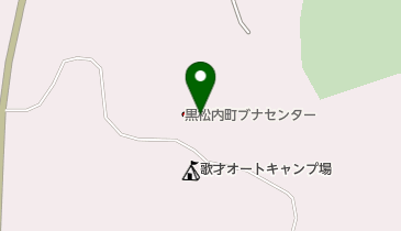 黒松内町ブナセンターの地図画像