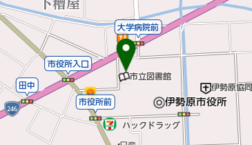 伊勢原市立子ども科学館の地図画像