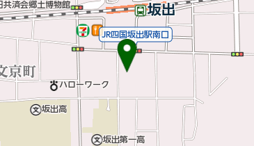 名物かまど 坂出駅南口店の地図画像